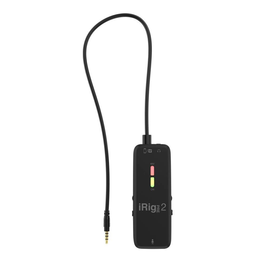 IK Multimedia iRig PRE 2 Universal Microphone Interface for iPhone, iPod Touch & iPad