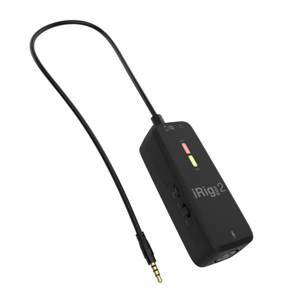 IK Multimedia iRig PRE 2 Universal Microphone Interface for iPhone, iPod Touch & iPad