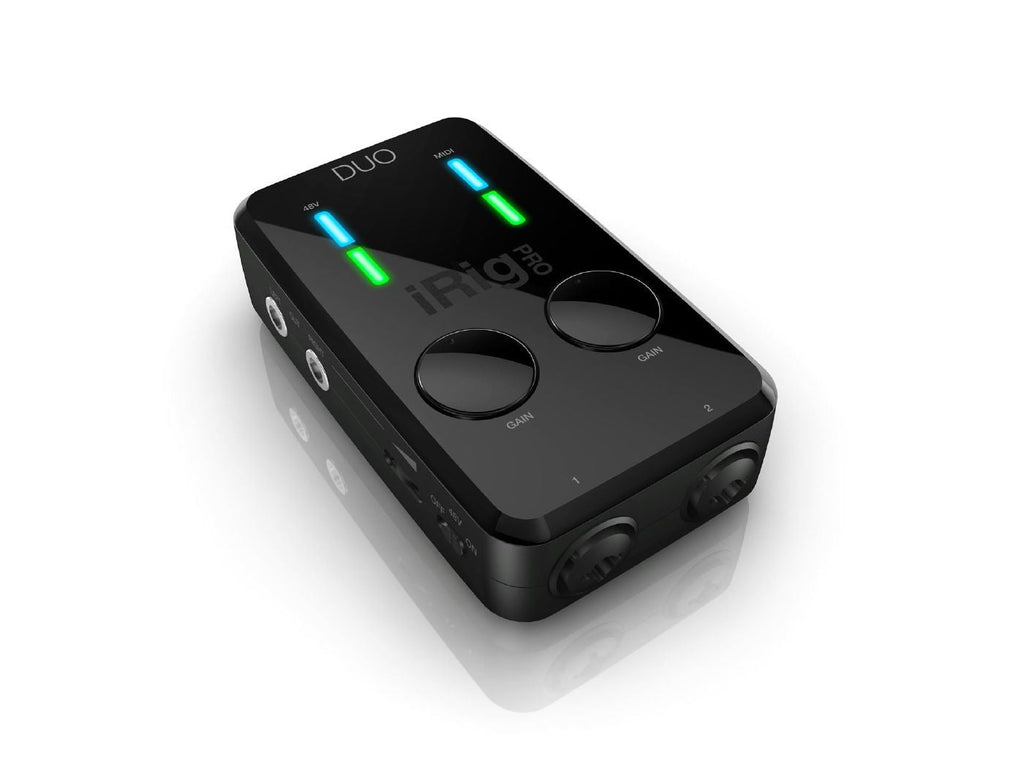 IK Multimedia iRig PRO Duo IO - Highly Portable Universal 2-Channel Mobile Audio/MIDI Interface