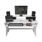 Glorious Sound Desk Pro White Studio Workstation