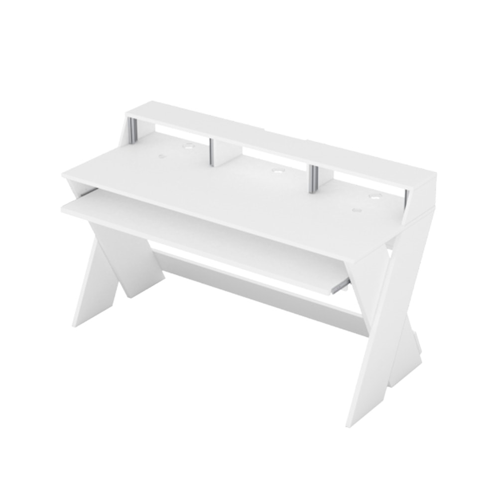 Glorious Sound Desk Pro White Studio Workstation