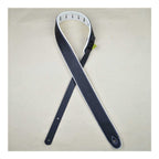 Colonial Leather 2 inch Upholstery Backed & Padded Guitar Strap - Black/White
