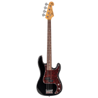 SX Vintage Style Bass Guitar in Black