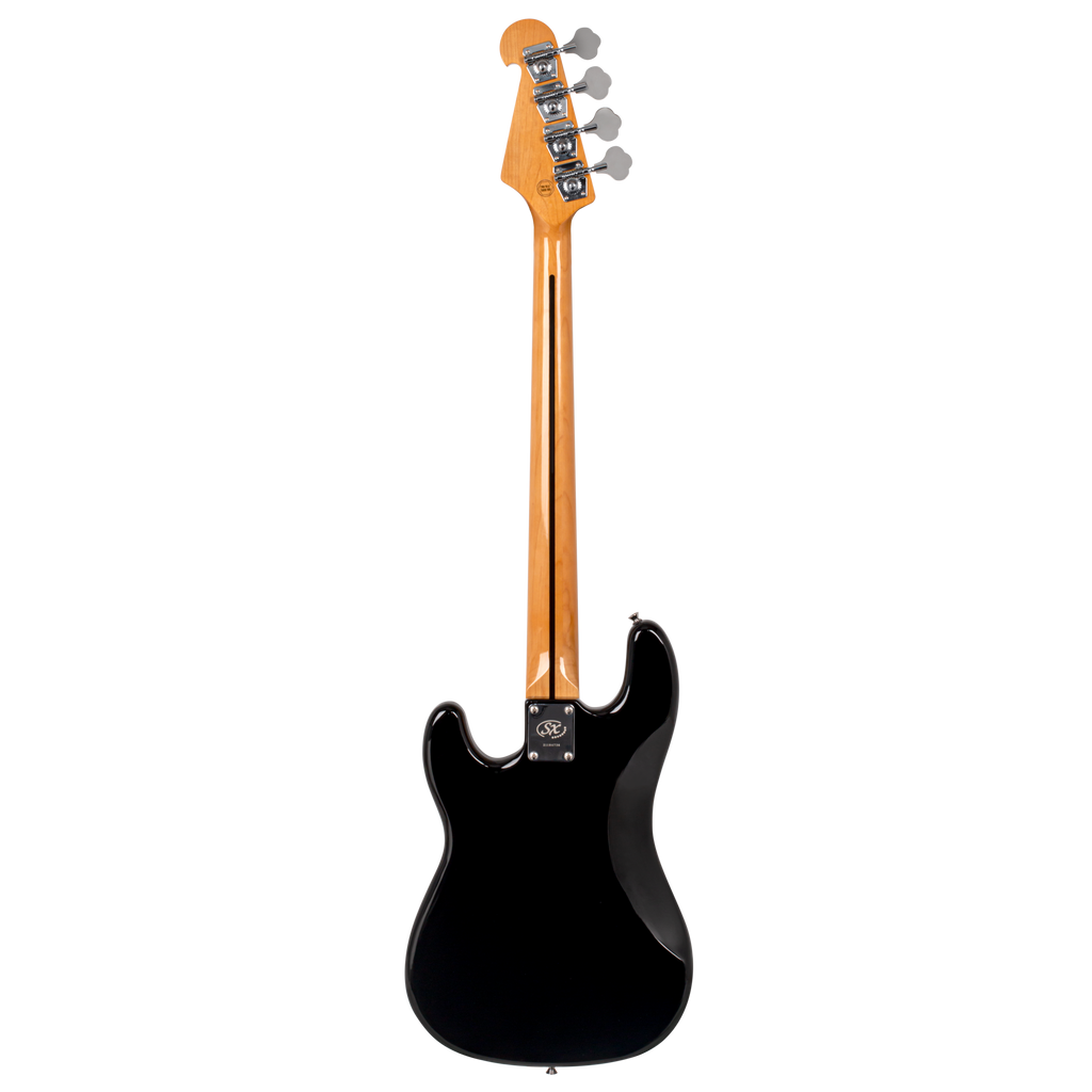 SX Vintage Style Bass Guitar in Black