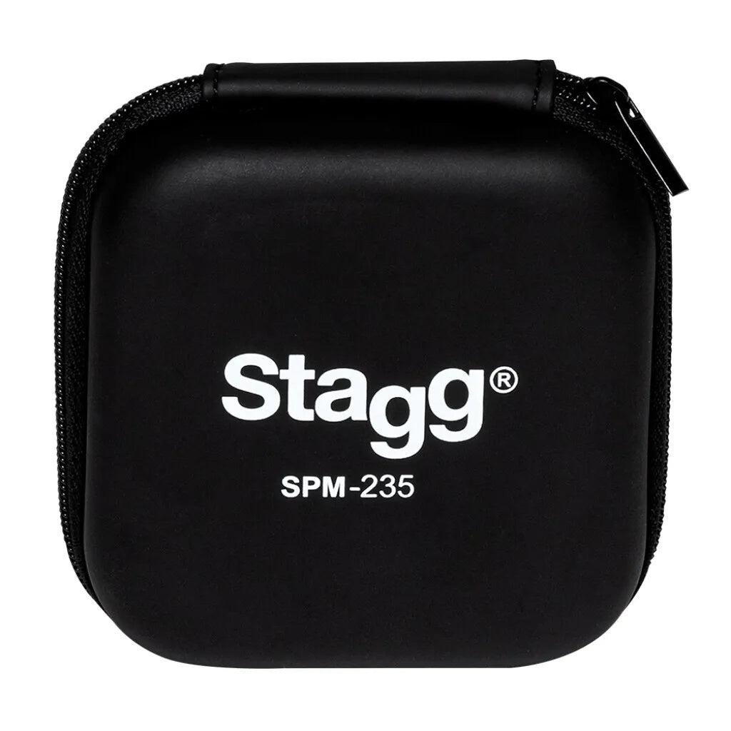 Stagg In Ear Monitor Dual Driver Set with Case in Black