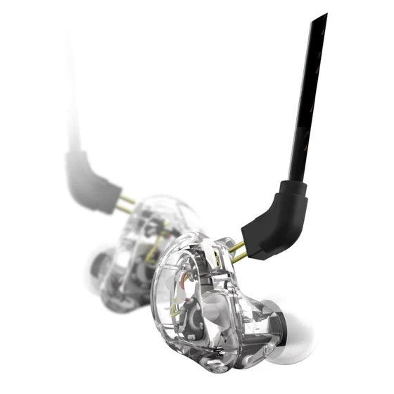 Stagg In Ear Monitor Dual Driver Set with Case in Clear