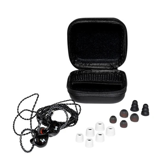Stagg In Ear Monitor Dual Driver Set with Case in Clear