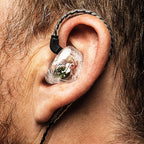 Stagg In Ear Monitor Dual Driver Set with Case in Clear