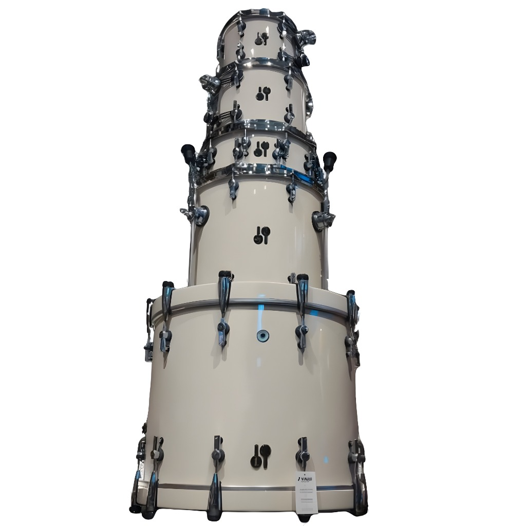 Sonor SQ2 Beech Set in RAL9001 Cr√®me Lacquer