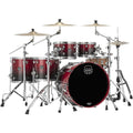 Mapex Saturn 5pce Drum Kit 22 10 12 14 16 in Scarlet Fade