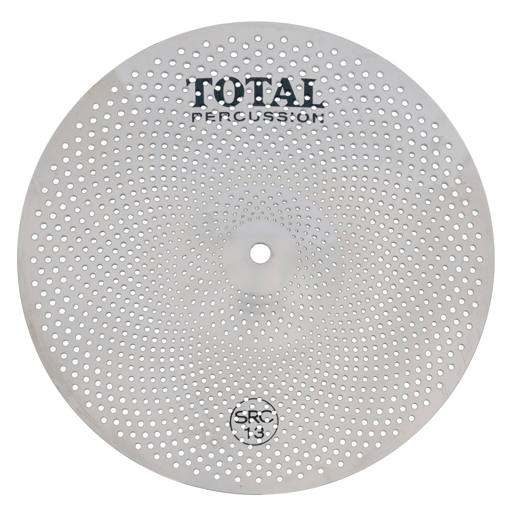 Total Percussion SRC13 13-inch sound reduction cymbal, single cymbal with muted finish, designed for quiet percussion performances.