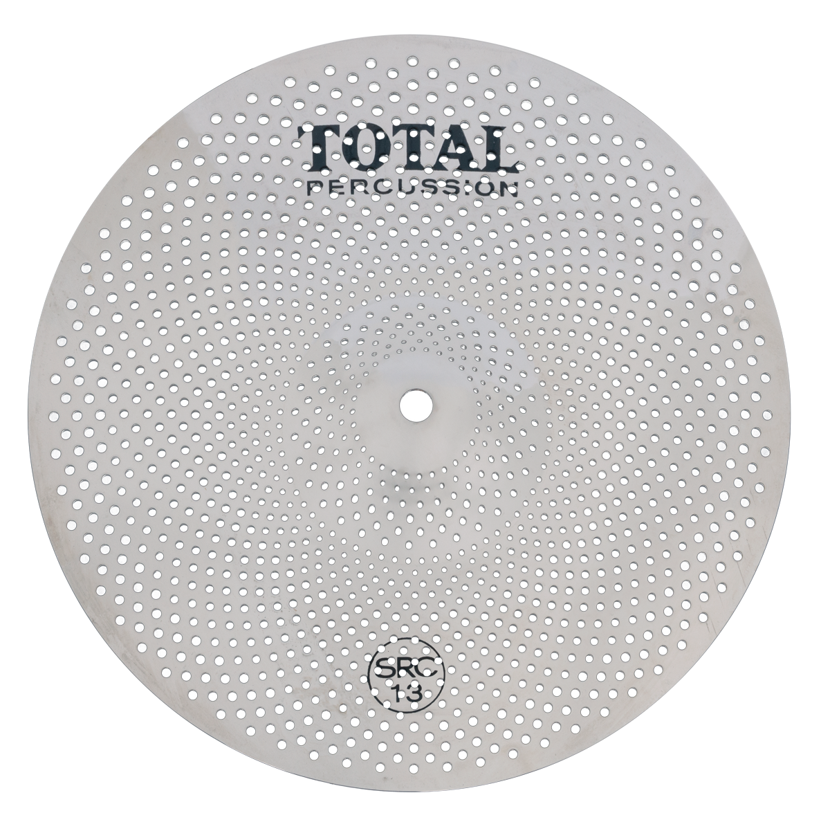 Total Percussion SRC13 13-inch sound reduction cymbal, single cymbal with muted finish, designed for quiet percussion performances.