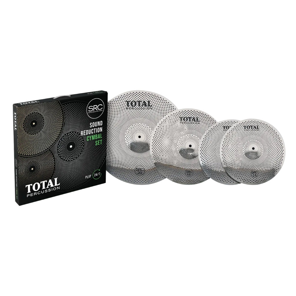 Total Percussion Sound Reduction Cymbals Box Set - Polished Silver