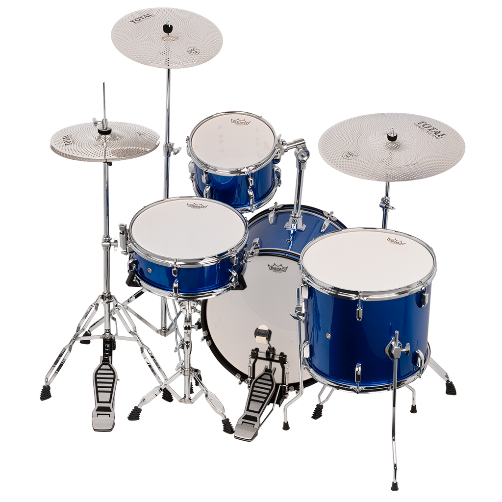 Total Percussion SRC13 13-inch sound reduction cymbal, single cymbal with a muted finish and detailed grooves for quieter percussion.