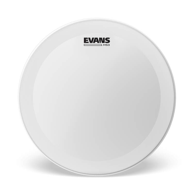 Evans MS3 Clear Marching Snare Side Drum Head, 13 Inch