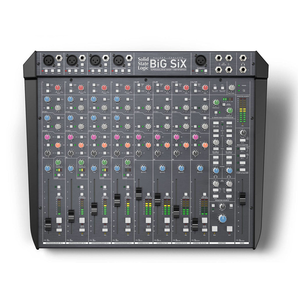 Solid State Logic SSL BiG SiX Mixer with SuperAnalogue & G-Comp Bus Compressor + Free Plugins!