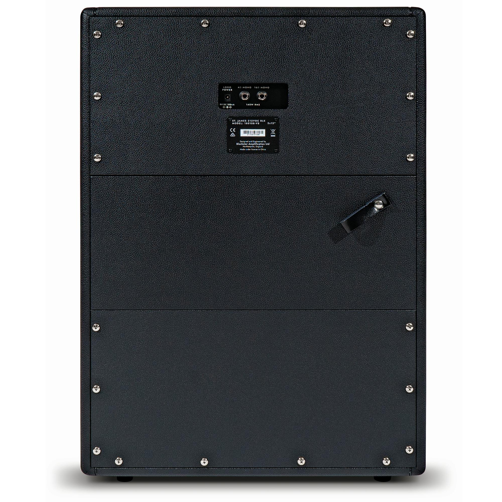 Blackstar St. James 212VOC 2x12 Vertical Speaker Cabinet - Black