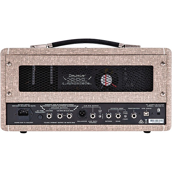 Blackstar St James 50 EL34H Guitar Amp Head (50w) - Fawn