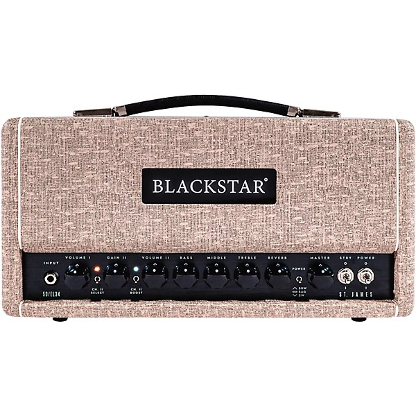 Blackstar St James 50 EL34H Guitar Amp Head (50w) - Fawn