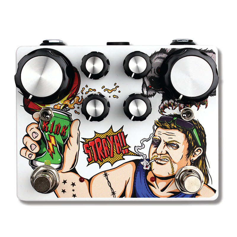 Kink Straya Drive Asymmetrical/Symmetrical Overdrive Guitar Effects Pedal