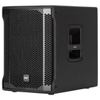 RCF SUB 702-AS MK2 12-inch powered subwoofer with sleek black enclosure and control panel, designed for high-performance sound reinforcement.