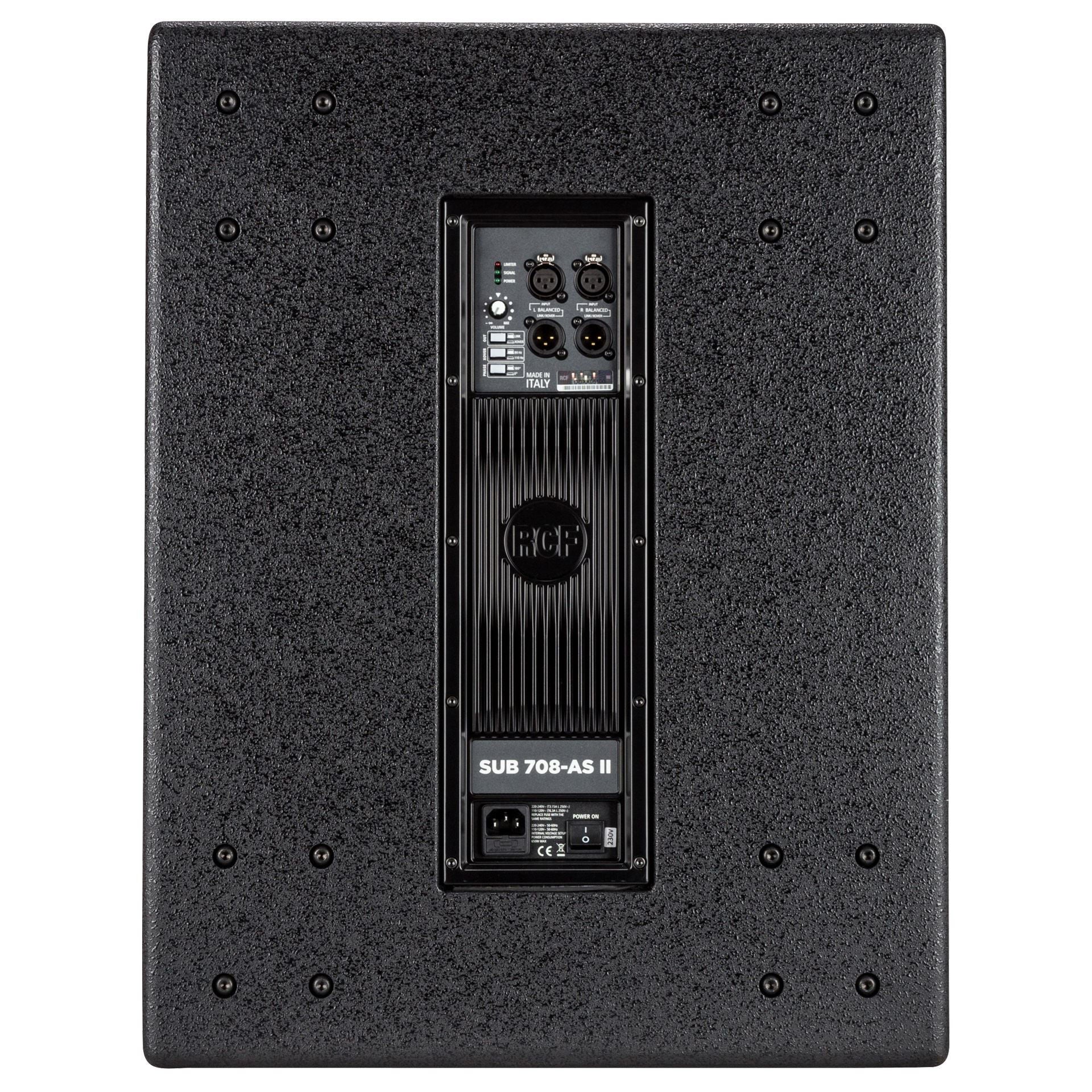 RCF SUB 708-AS MK2 18 inch Powered Subwoofer (SUB708ASMK2)