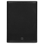 RCF SUB708ASMK3 18-inch powered subwoofer showing its front grille and control panel for high-performance sound reinforcement.