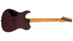 Spira T-400 MWR HH Electric Guitar with Roasted Maple Neck and Ebony Fretboard in Satin Wine Red