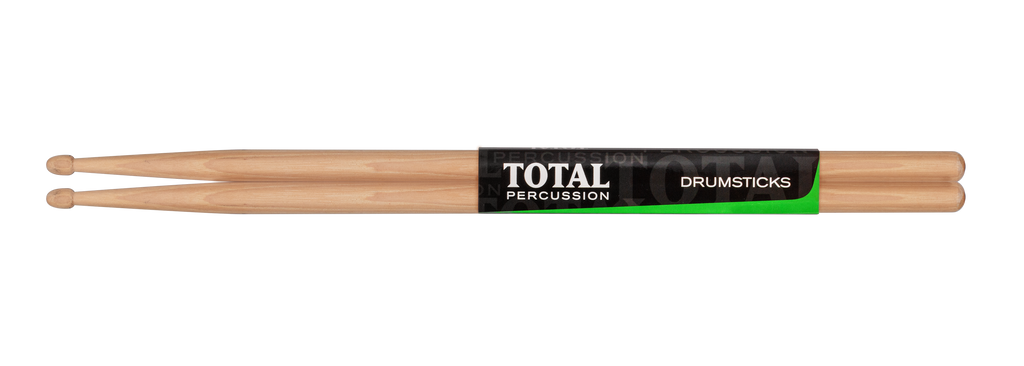 Total Percussion 5A Drumsticks in Natural - Wood Tip