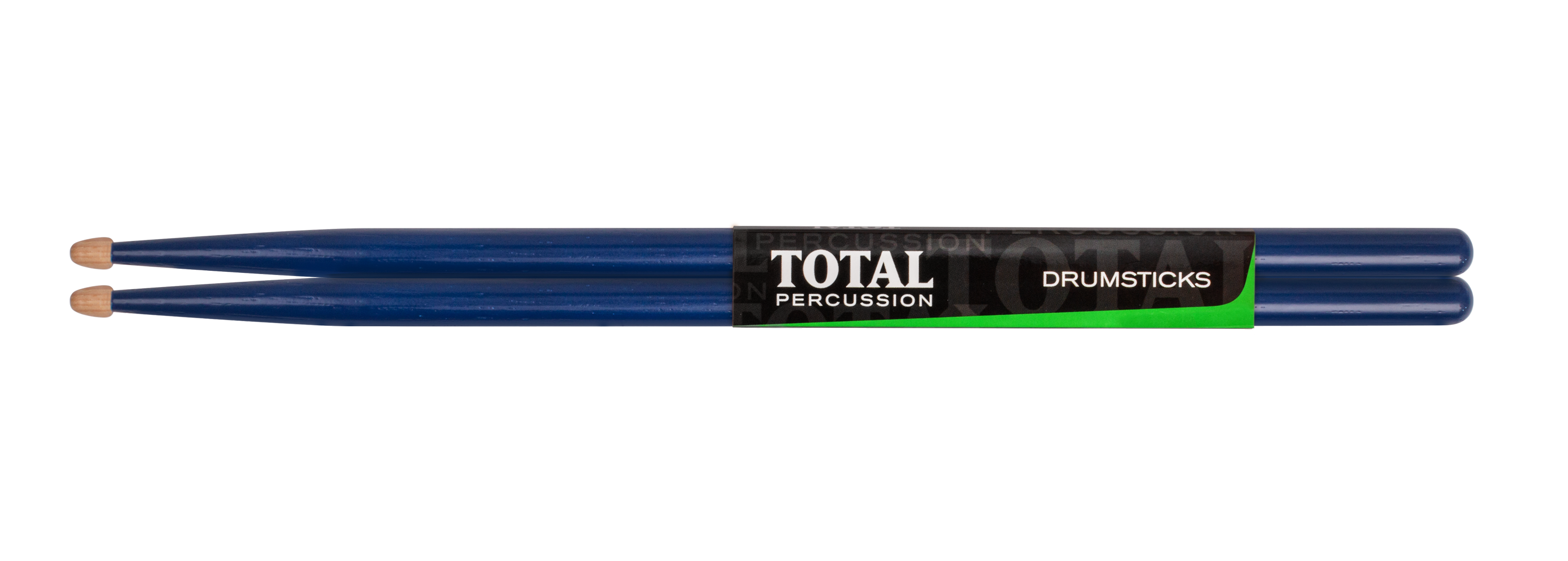 Total Percussion 5A Wood Tip Drumsticks in Blue