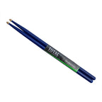 Total Percussion 5A Wood Tip Drumsticks in Blue