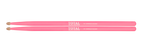 Total Percussion 5A Wood Tip Drumsticks in Fluro Pink