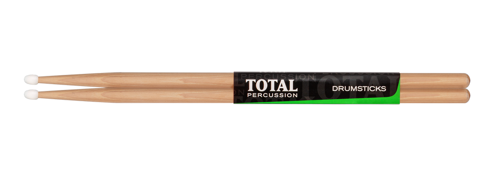 Total Percussion 5A Drumsticks in Natural - Nylon Tip