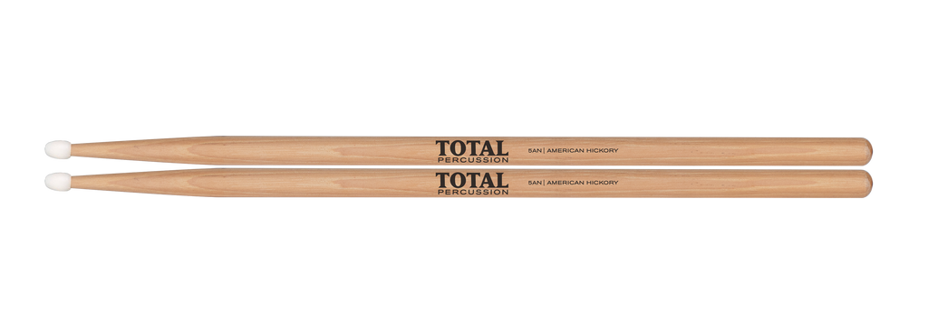 Total Percussion 5A Drumsticks in Natural - Wood Tip