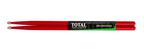 Total Percussion 5A Wood Tip Drumsticks in Red