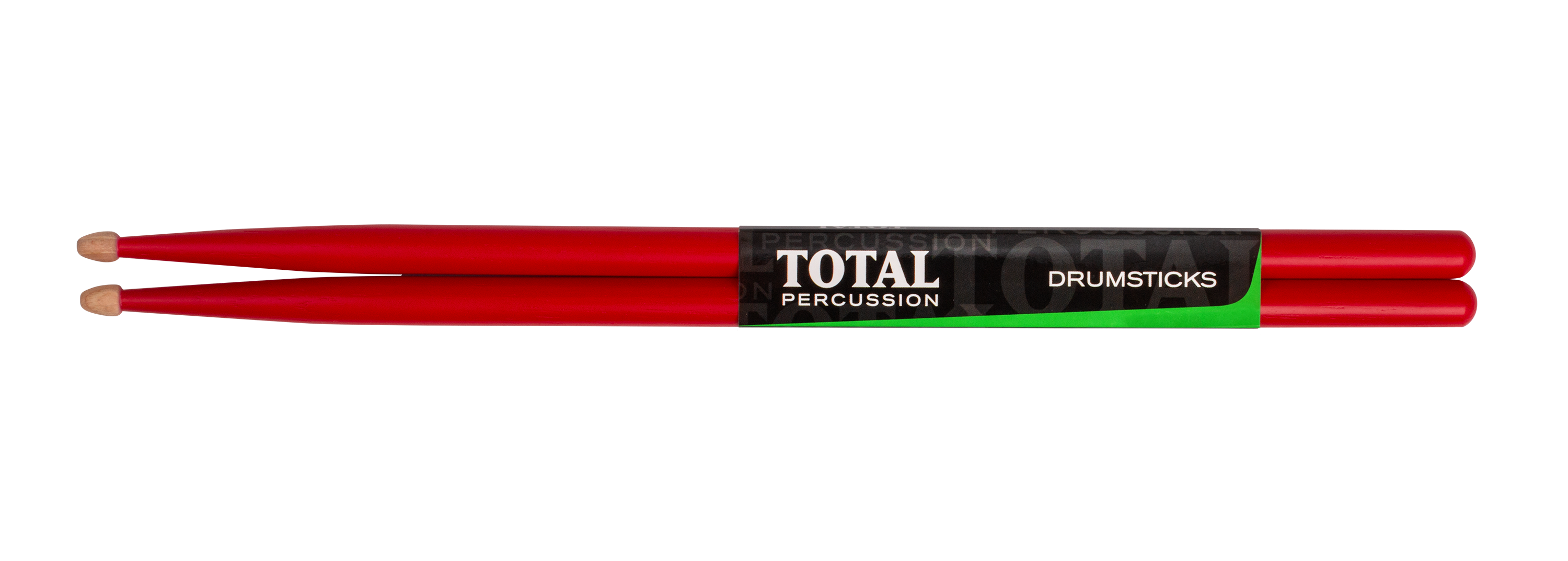 Total Percussion 5A Wood Tip Drumsticks in Red