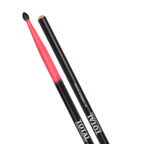 Total Percussion T5AN 5A Wood Tip Drumsticks - Pink & Black
