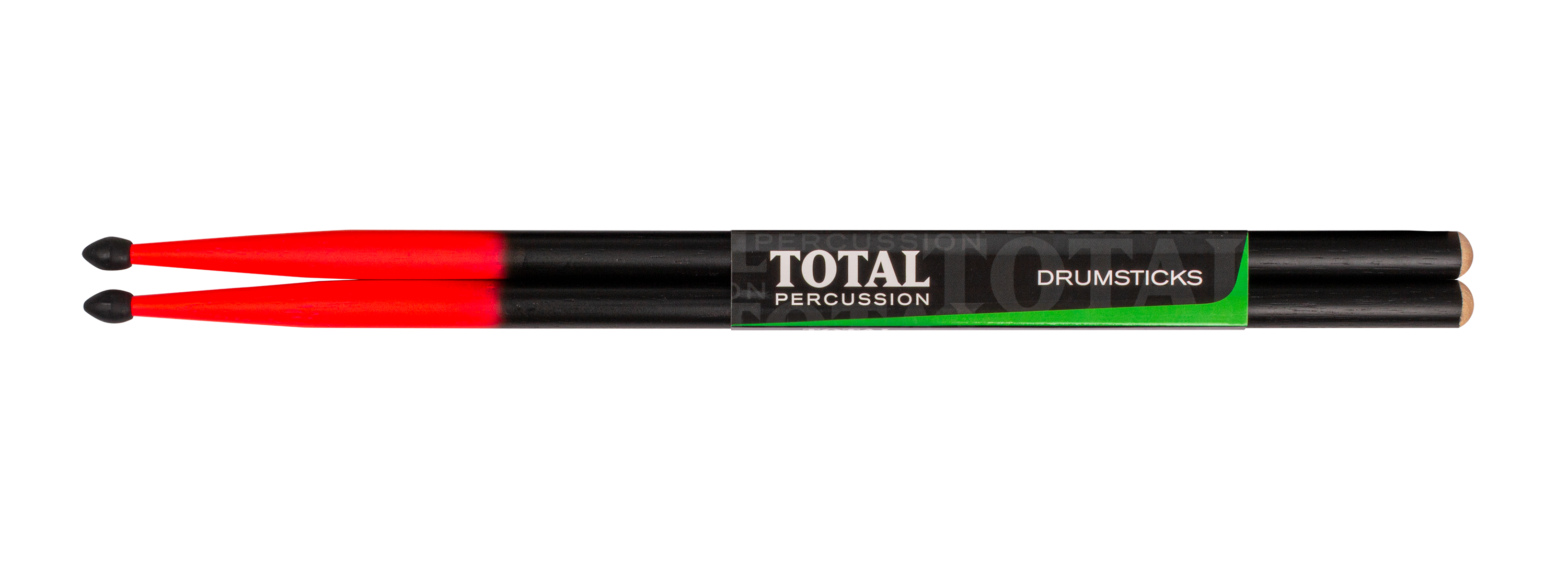 Total Percussion T5AN 5A Wood Tip Drumsticks - Pink & Black