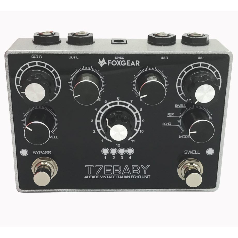 Foxgear T7E Baby Vintage Stereo Echo Guitar Effects Pedal