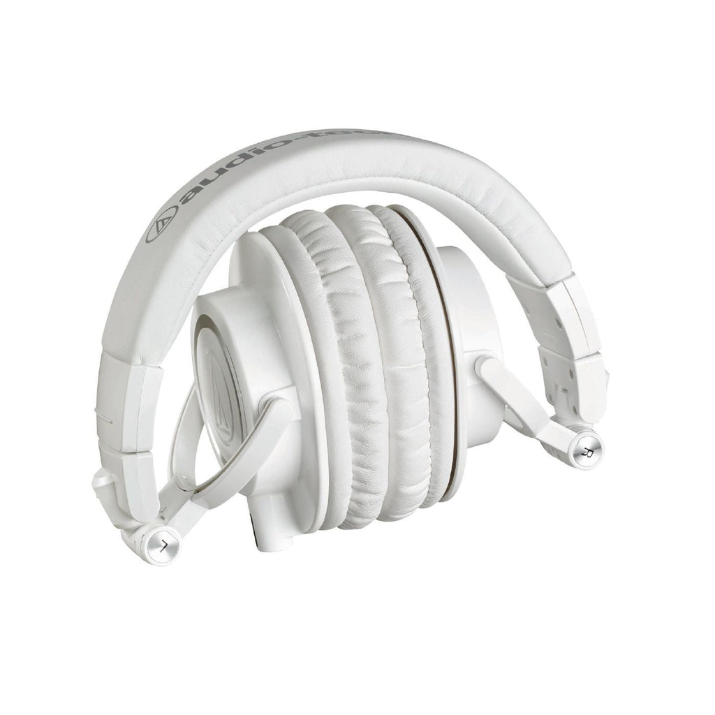 Audio-Technica ATH-M50x Studio Monitor Headphones White (ATHM50XWH)