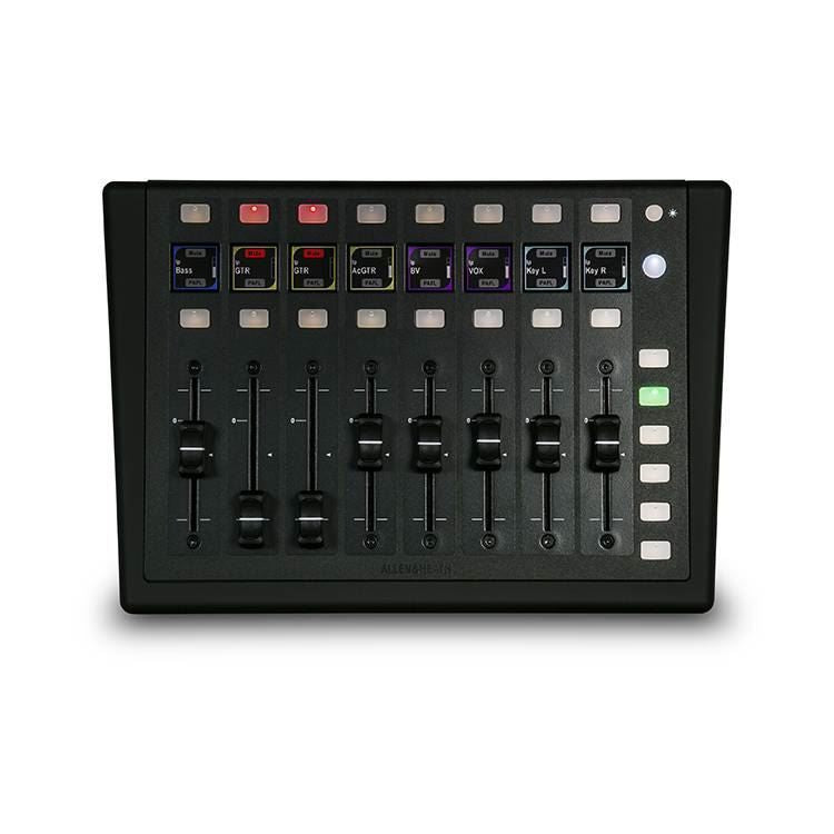 Allen & Heath IP8 Remote Controller for DLive. 8 x motorised faders, PoE, TCP/IP