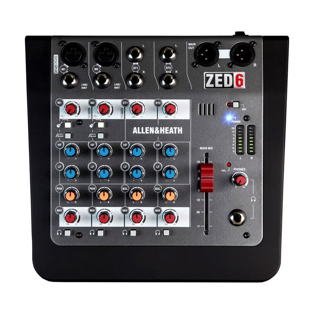 Allen & Heath Zed-6 Compact 6-Input Analogue Mixer