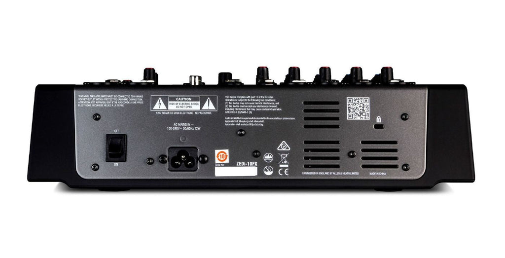 Allen & Heath ZEDi10FX Hybrid Compact Mixer (with 4x4 Interface & Effects)
