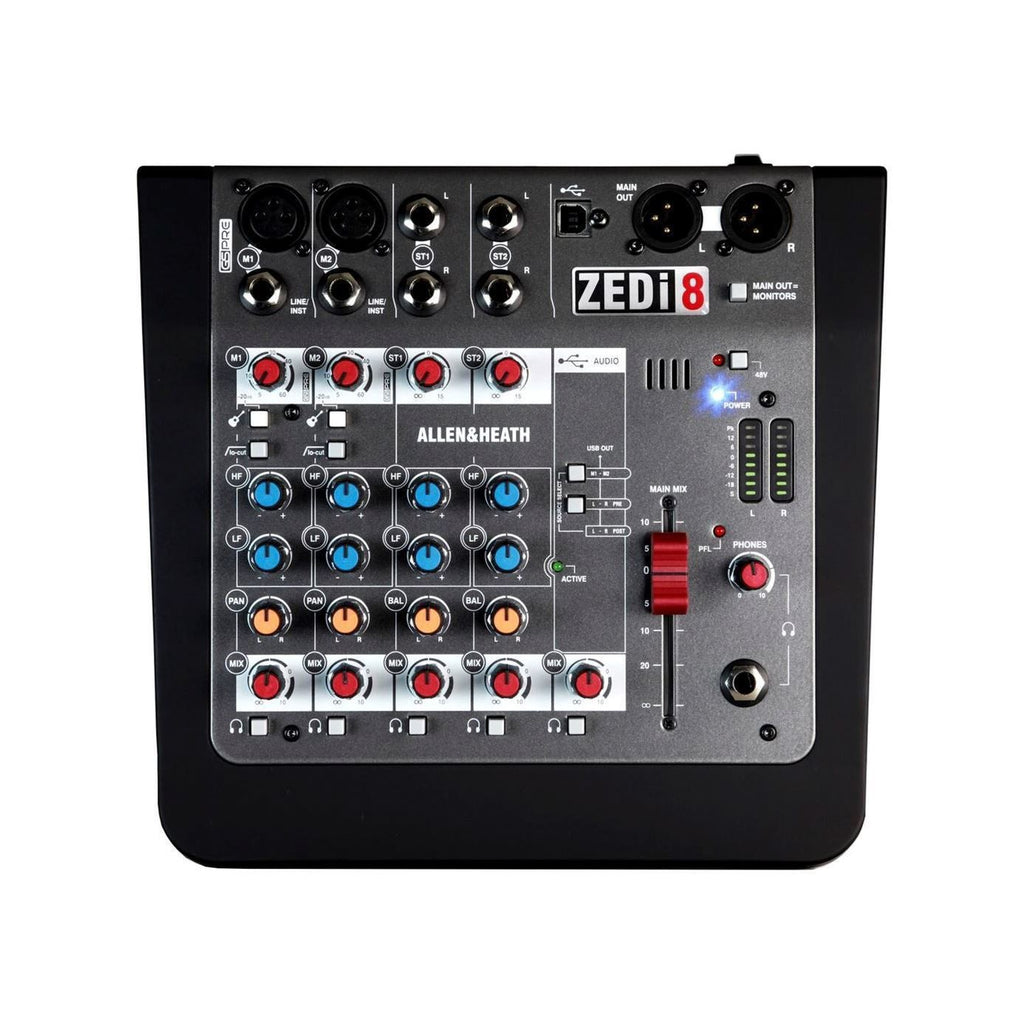 Allen & Heath Zedi8 - Hybrid Mixing Desk and USB Interface