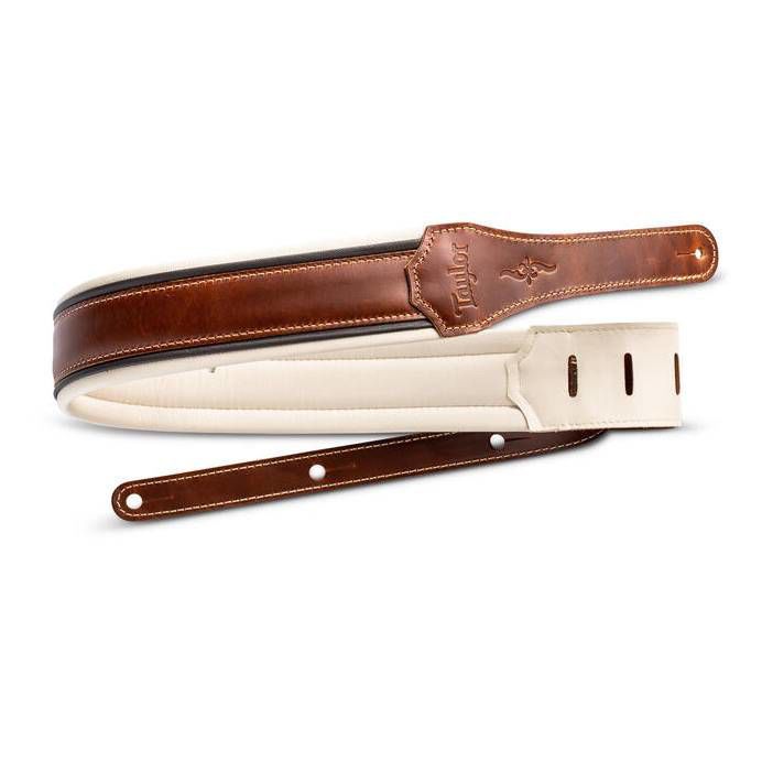 Taylor Renaissance Leather 2.5 Guitar Strap - Medium Brown