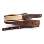 Taylor Reflections 2.5 Leather Guitar Strap - Light Spruce / Ebony