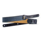Taylor Blue Denim 2 Guitar Strap - Gold Logo