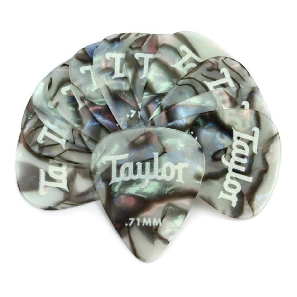 Taylor .71 mm Celluloid 351 Abalone Guitar Pick - 12 pack