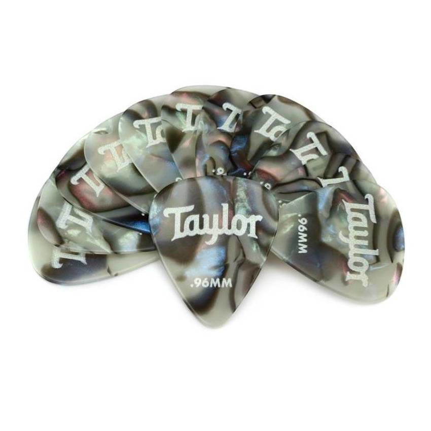 Taylor .96 mm Celluloid 351 Abalone Guitar Pick - 12 pack
