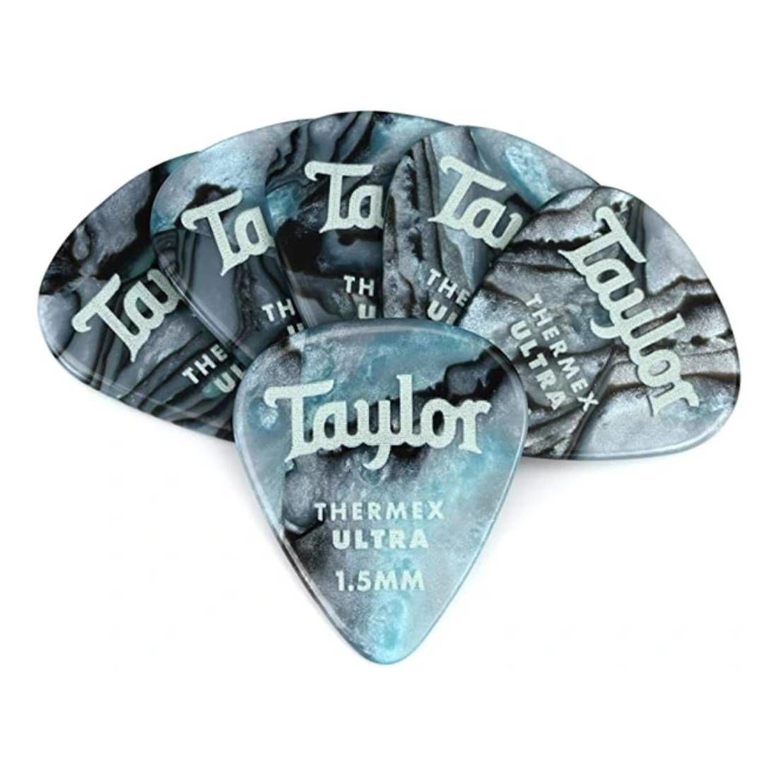Taylor 1.5 mm Premium 351 Thermex Ultra Guitar Pick 6 pack - Abalone